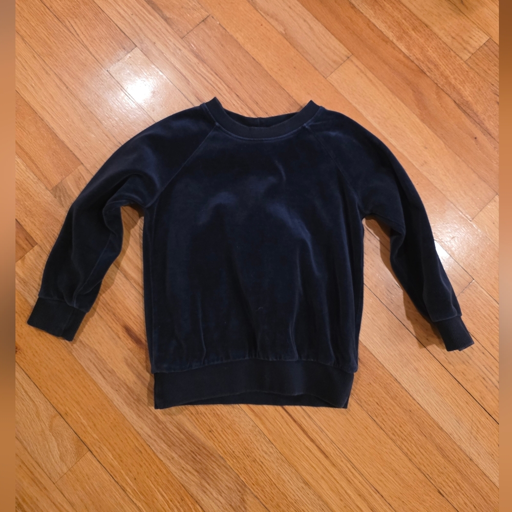 Hanna Andersson Velvet Long Sleeve Sweatshirt